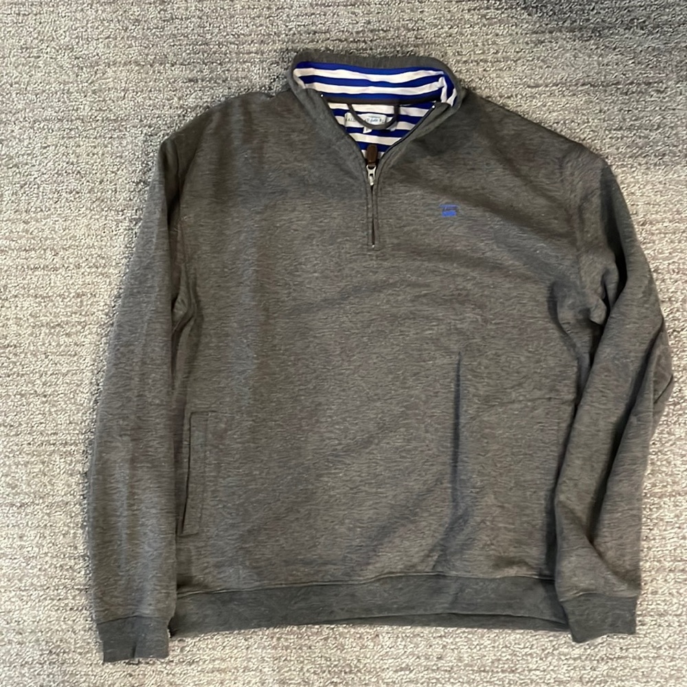 Men’s Bald Head 19th Hole Quarter Zip Pullover - Charcoal